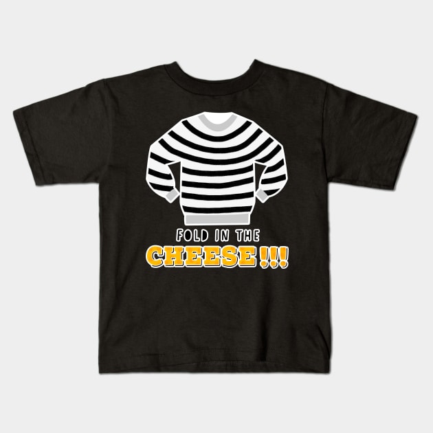 Fold in the cheese Kids T-Shirt by Prita_d